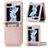 Mobigear Excellent Samsung Galaxy Z Flip 5 Hardcase Back cover con portacarte - Oro rosa