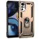 Mobigear Armor Ring Motorola Moto G22 Hard Case Back cover Shockproof with Ring Holder - Gold