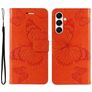 Mobigear Butterfly Samsung Galaxy A26 Wallet case - Orange