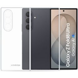 Mobilize Gelly Transparente Samsung Galaxy Z Fold 8 Ultra TPU flexível Capa traseira - Transparente
