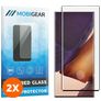 Mobigear Curved Samsung Galaxy Note 20 Ultra Vidro temperado Película de ecrã - Compatível com capas - Preto (Pack de 2)