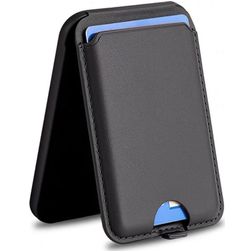 Mobigear Wallet Stand Porta-cartões - 3 cartões - Compatível com MagSafe - Preto