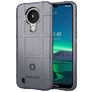 Mobigear Rugged Shield Nokia 1.4 TPU flexible Carcasa Antigolpes - Gris