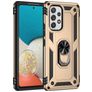 Mobigear Armor Ring Samsung Galaxy A53 Hårdt Bagsidecover Stødsikkert med ringholder - Guld
