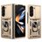 Mobigear Armor Ring Cam Slide Samsung Galaxy Z Fold 7 Hårdt Bagsidecover Stødsikkert med ringholder og Camera Slider - Guld