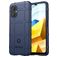 Mobigear Rugged Shield POCO M5 Flexibel TPU Skal Stötsäkert - Blå