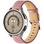 Mobigear Stitched Pelle Smartwatch Cinturino Fibbia ad ardiglione - 22 mm - Rosa