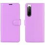 Mobigear Classic Sony Xperia 10 II Funda tipo libro Cartera - Morado