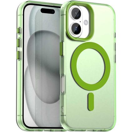 Mobigear Shockproof iPhone 18 MagSafe Hardcase Back cover - Verde