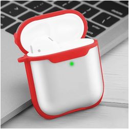 Mobigear Shockproof Apple AirPods 1 Pevné pouzdro - Červená