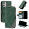 Mobigear Rhombus iPhone 12 Mini Plånboksfodral med sedelfack - Grön