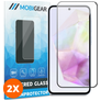Mobigear Premium Samsung Galaxy A36 Tempered Glass Screen Protector - Case Friendly - Black (2-Pack)