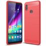 Mobigear Brushed Slim HONOR Note 10 TPU flexível Capa traseira - Vermelho