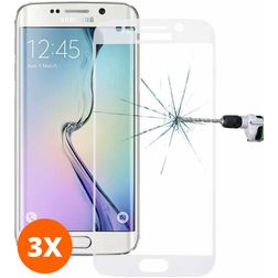 Mobigear Premium Samsung Galaxy S6 Edge Plus Cristal templado Protector de pantalla - Compatible con fundas (pack de 3)
