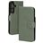 Mobiparts Classic Wallet Samsung Galaxy S25 MagSafe Capa livro - Stone Green