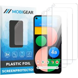 Mobigear Google Pixel 5a 5G Screen Protector Film - Case Friendly (3-Pack)