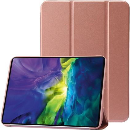 Mobigear Tri-Fold Gel iPad 10 (2022) TPU / Kunstlæder Pungetui - Rosaguld
