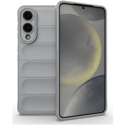 Mobigear Bumpy Samsung Galaxy S25 Edge TPU flessibile Back cover - Grigio