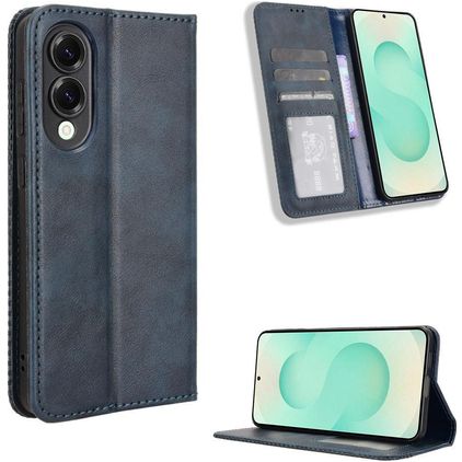 Mobigear Sensation Samsung Galaxy S25 Edge Funda tipo libro Cartera - Azul