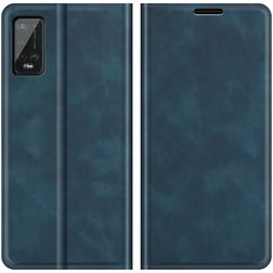 Mobigear Retro Slim Wiko Power U20 Wallet case - Dark Blue