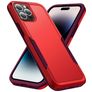 Mobigear Heavy Armor iPhone 14 Pro Hardcase Etui plecki Wstrząsoodporne - Czerwony