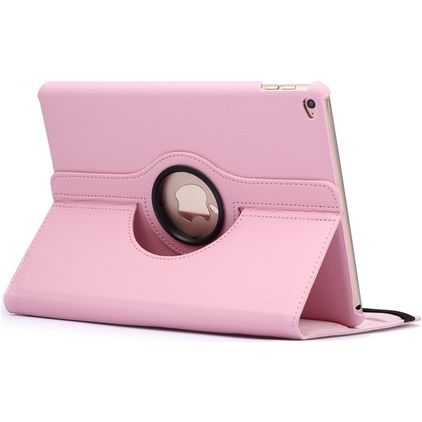Mobigear DuoStand iPad Air 2 (2014) Obrotowe Etui z klapką - Różowy