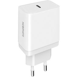 Mobiparts Single USB-C Laddare Power Delivery 20W - Vit