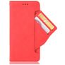 Mobigear Slide Wallet LG K51s Pungetui med Seddelrum - Rød