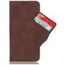 Mobigear Slide Wallet OPPO Find X9 Pro Pungetui med Seddelrum - Brun