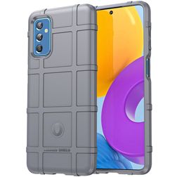 Mobigear Rugged Shield Samsung Galaxy M52 Flexible TPU Back cover Shockproof - Grey