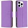Mobigear Excellent iPhone 16 Pro Max Funda tipo libro Cartera - Morado