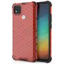 Mobigear Honeycomb Xiaomi Redmi 9C Tvrdý plast Zadní kryt odolný proti nárazům - Červená