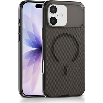 Mobigear Shockproof Grip iPhone 17 MagSafe Fodral Hårdplast Skal - Svart
