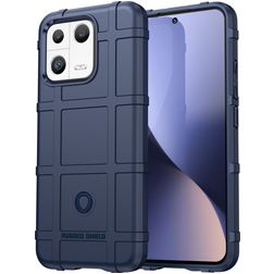 Mobigear Rugged Shield Xiaomi 13 Flexible TPU Back cover Shockproof - Blue