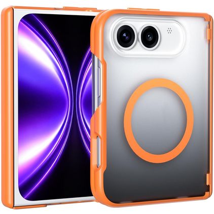 Mobigear Crystal iPhone Duo MagSafe Fodral Hårdplast Skal - Orange