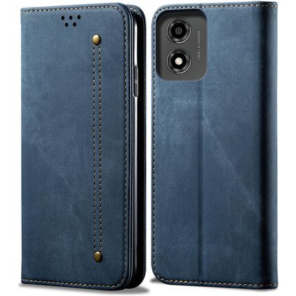 Mobigear Ranch Motorola Moto E14 Wallet case - Blue