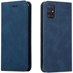 Mobigear Retro Slim Samsung Galaxy A51 Plånboksfodral - Blå