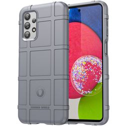 Mobigear Rugged Shield Samsung Galaxy A23 Joustava TPU Suojakuori Iskunkestävä - Harmaa
