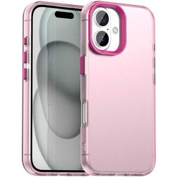 Mobigear Crystal iPhone 17 Plástico rígido Capa traseira - Vermelho