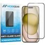 Mobigear Premium iPhone 15 Glas Skærmbeskytter Antirefleks / mat - Case Friendly - Sort