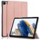 Mobigear Tri-Fold Samsung Galaxy Tab A9 Plus (2023) Lompakkokotelo - Ruusukulta