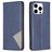 Mobigear Rhombus Slim iPhone 16 Pro Max Wallet case - Blue