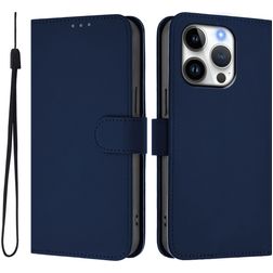 Mobigear Urban Wallet iPhone 16 Pro Cover a libro portafoglio - Blu navy