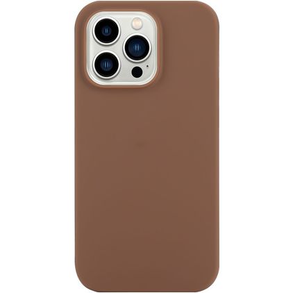 Mobigear Colors iPhone 14 Pro Max Flexibilní TPU Zadní kryt - Hnědá