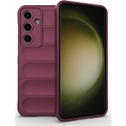 Mobigear Bumpy Samsung Galaxy S24 FE TPU flexível Capa traseira - Vermelho