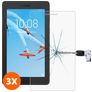 Mobigear Lenovo Tab E7 Cristal templado Protector de pantalla - Compatible con fundas (pack de 3)