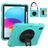 Mobigear SureGrip iPad 11 (2025) Funda Plástico rígido / Silicona Carcasa + Portalápices + Correa bandolera + Soporte - Turquesa