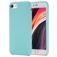 Mobigear Rubber Touch iPhone 8 Silicone Back cover - Turquoise