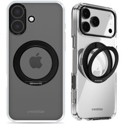 Mobilize 360 Rotating Ring iPhone 17 MagSafe Hardcase Etui plecki z pierścieniem - Czarny