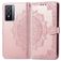Mobigear Mandala Vivo Y76 Funda tipo libro Cartera - Oro rosa